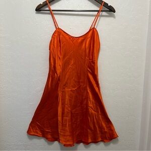 Victoria’s Secret 100% Silk Chemise Slip Dress Lingerie Vintage 90s